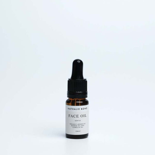 A bottle of face oil