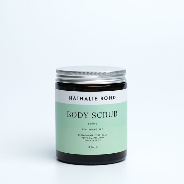 "Revive" shower set - peppermint & eucalyptus body scrub & soap bar