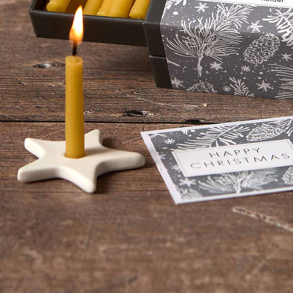 Advent candles - 24 x twenty minute beeswax candles gift set