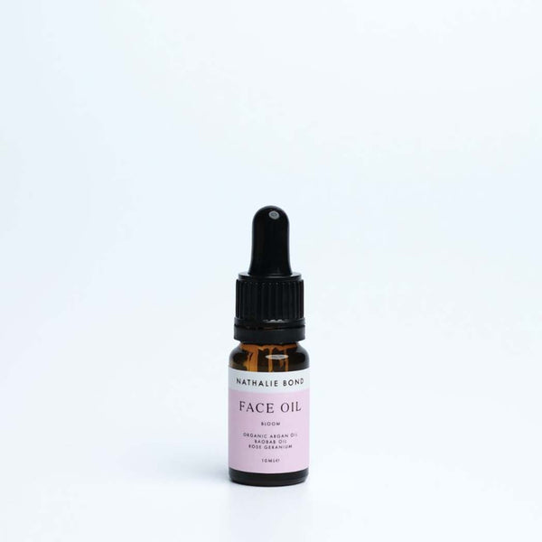 Bottle of face oil