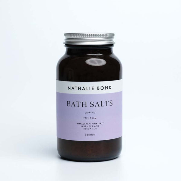 A jar of bath salts