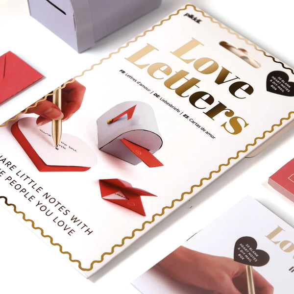 Product packaging for 'Love Letters' on a white background