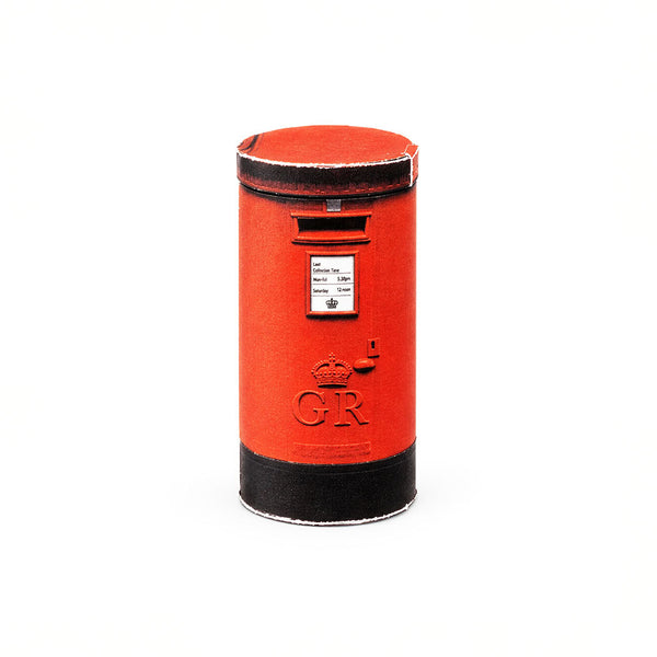 A red royal mail post box