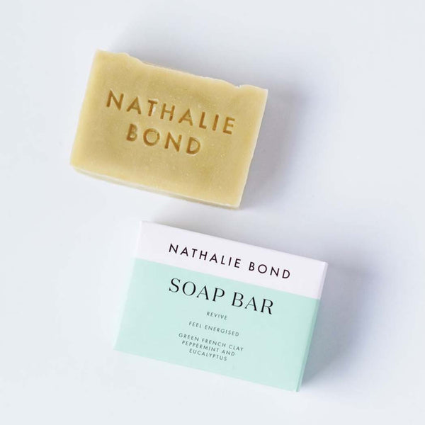 A soap bar out of its box