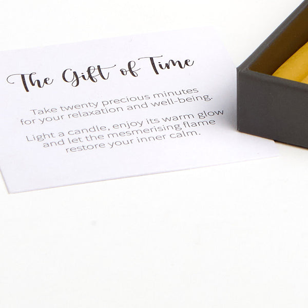 Advent candles - 24 x twenty minute beeswax candles gift set