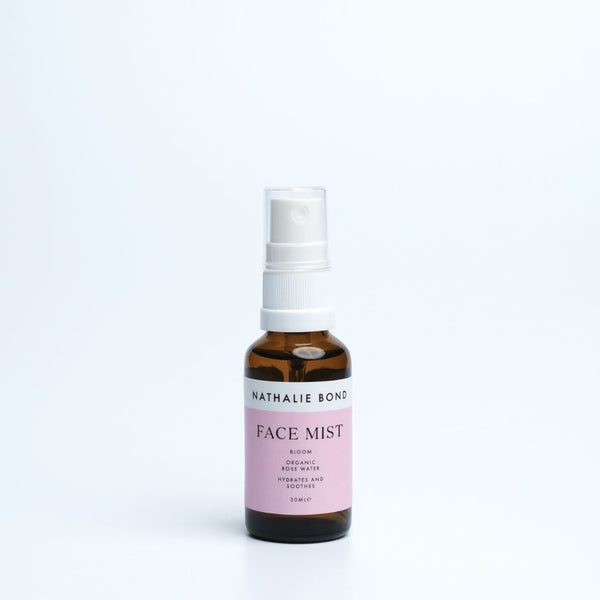 "Bloom" luxury skin care gift set - floral face oil, lip balm & face mist