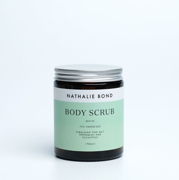 "Revive" luxury shower gift set - peppermint & eucalyptus body scrub & soap bar