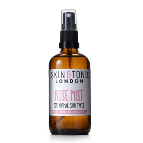A bottle of rose face mist