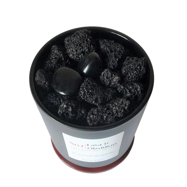 The Lava and Obsidian stones inside your volcanic potpourri